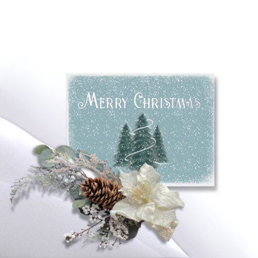 ブルースプルースのクリスマスポストカード ポストカード