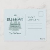 ブルースプルースのクリスマスポストカード ポストカード (裏面)