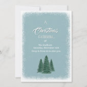 ブルースプルースクリスマス招待状 招待状 (正面)