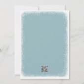 ブルースプルースクリスマス招待状 招待状 (裏面)