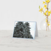 ブルースプルースツリーズホリデーノートカード カード (黄色い花)