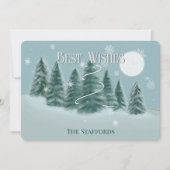 ブルースプルースフラットクリスマスカード シーズンカード (正面)