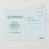 ブルースプルースマジカルクリスマスポートレートはがき ポストカード (裏面)