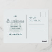 ブルースプルース箔クリスマスポストカード 箔シーズンポストカード (裏面)