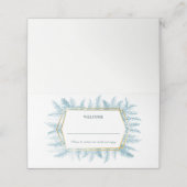 ブルースプルース結婚エバーグリーン座席表 プレイスカード (外部開封)