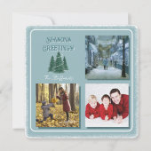 ブルースプルース マジカルフォレスト ホリデーカード (正面)