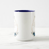 ブルースペインのフローラグラシアスコンオルギオンバウティゾ マグカップ (中央)