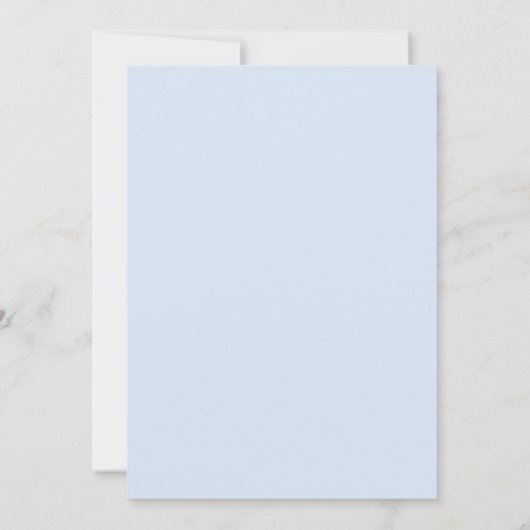 ブルースペインのベア赤ちゃんシャワー招待状 招待状 (裏面)