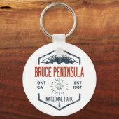 ブルースペニンシュラナショナルパークカナ動揺してダ キーホルダー (正面)