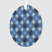 ブルースペースジオメトリック オーナメント (正面)
