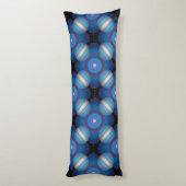 ブルースペースジオメトリック ボディピロー (裏面 (縦))