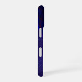 ブルースペースドーナツ幾何学模様iPhone 16ケース iPhone 16ケース (右側面)