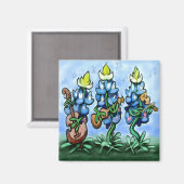 ブルースボンネット マグネット (正面/裏面)