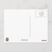 ブルースポストカードのバースト ポストカード (裏面)