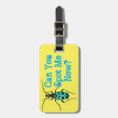 ブルースポッテッドビートル ラゲッジタグ (正面縦)