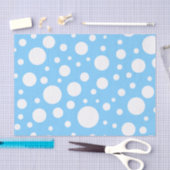 ブルースポットティッシュペーパー 薄葉紙 (クラフト)