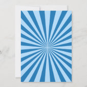 ブルースポーツカーボーイズBash誕生日パーティー 招待状 (裏面)