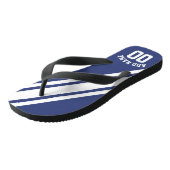 ブルースポーツジャージー名前をカスタムする番号 ビーチサンダル (アングル)