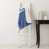 ブルースポーツストライプモノグラムシャーパブランケット シェルパブランケット (インサイチュ)