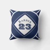ブルースポーツテーマ装飾用クッション クッション (裏面)