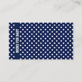 ブルースポーツベビーシャワーベビーC用ブック エンクロージャーカード (裏面)