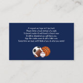 ブルースポーツベビーシャワーベビーC用ブック エンクロージャーカード (正面)