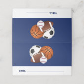 ブルースポーツ誕生日座席表 プレイスカード (外部開封)