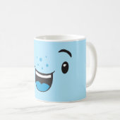 ブルースマイルかわいい顔マグ コーヒーマグカップ (正面右)