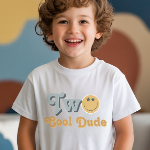 ブルースマイル2才の誕生日おめでとうクールボーイズ Tシャツ