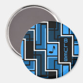 ブルースマグネット、大 マグネット (正面/裏面)