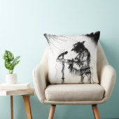 ブルースミュージックギタープレーヤーとバンドオンステージ クッション (椅子)