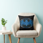 ブルースモークこうもり記号 クッション (椅子)