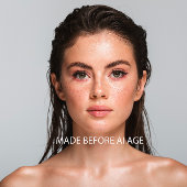 ブルースモークグレーグラデーションプロフェッショナルメイクアップ スクエア名刺