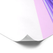 ブルースモーク抽象芸術ポスター ポスター (角)