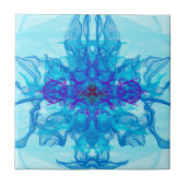 ブルースモーク – フラクタルアート –  タイル (正面)