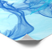 ブルースモーク – フラクタルアート –  ポスター (角)