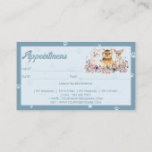 ブルースモールドッグズポーペットシッターアポイントメント 名刺 (裏面)