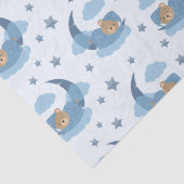 ブルースリーピングベビーベアオンムーンクラウド&スターズ 薄葉紙 (詳細)