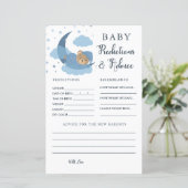 ブルースリーピーベア予測およびアドバイスカード (スタンド正面)