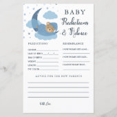 ブルースリーピーベア予測およびアドバイスカード (正面)