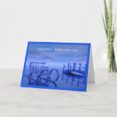 ブルースレイオンアイスハッピーホリデーズカードテンプレート シーズンカード (正面)