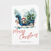 ブルースレードベビートナカイ カード (正面)