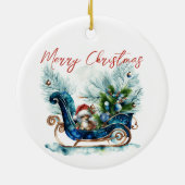 ブルースレードベビートナカイ セラミックオーナメント (裏面)