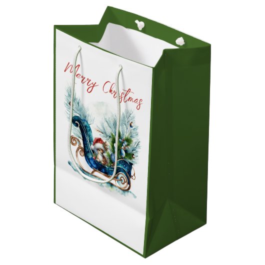 ブルースレードベビートナカイ ミディアムペーパーバッグ (正面アングル)