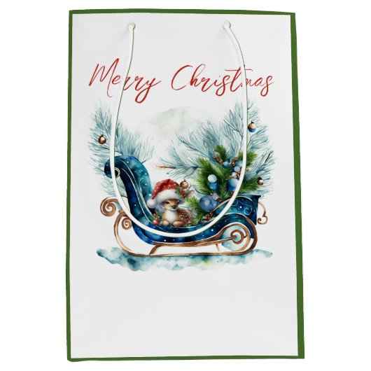 ブルースレードベビートナカイ ミディアムペーパーバッグ (正面)