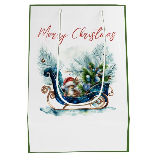 ブルースレードベビートナカイ ミディアムペーパーバッグ (裏面)