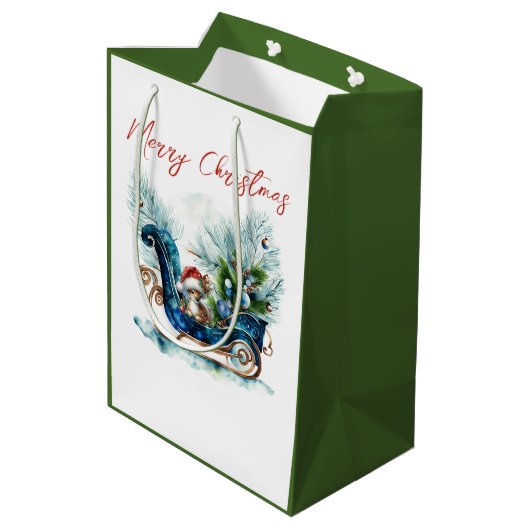 ブルースレードベビートナカイ ミディアムペーパーバッグ (裏面アングル)