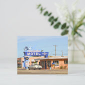 ブルースワローモーテル，トゥクンカリ，ニューメキシコ ポストカード (スタンド正面)