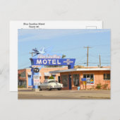 ブルースワローモーテル，トゥクンカリ，ニューメキシコ ポストカード (正面/裏面)