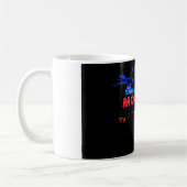 ブルースワローモーテル，ルート66，トゥクンカリN.M. コーヒーマグカップ (左)